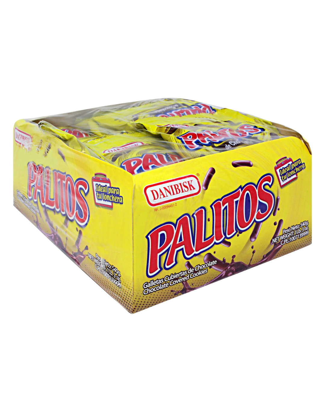 Palitos 540g. 18uds.